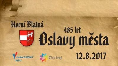 Oslavy 485 let města Horní Blatná