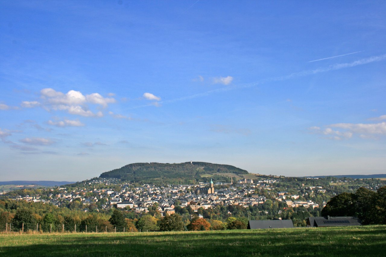 Die historische Altstadt von Annaberg