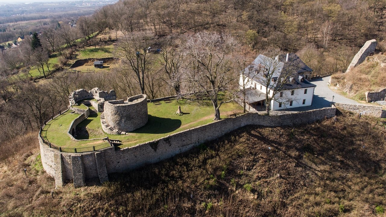 Die historische Altstadt von Krupka