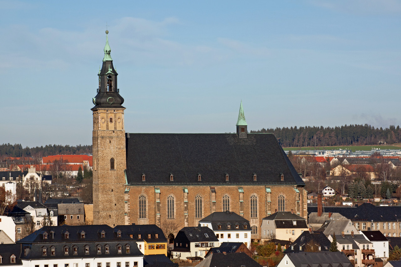 Historické centrum města Schneeberg